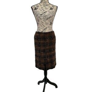 Jenne Maac, Skirt, Brown, Size S/6